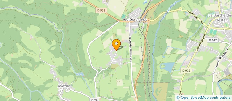 localisation de l'entreprise CANTYTRANSPYR  AVEZAC-PRAT-LAHITTE