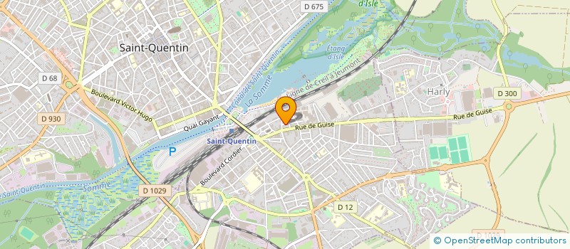 localisation de l'entreprise CANU AESCHELMANN à SAINT-QUENTIN