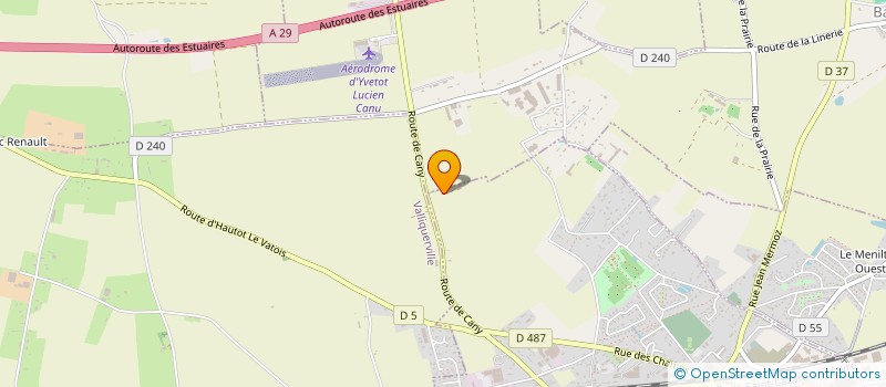 localisation de l'entreprise CANU-AIR à BAONS-LE-COMTE