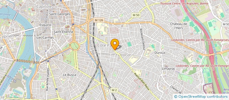 localisation de l'entreprise CANU BURGER à TOULOUSE