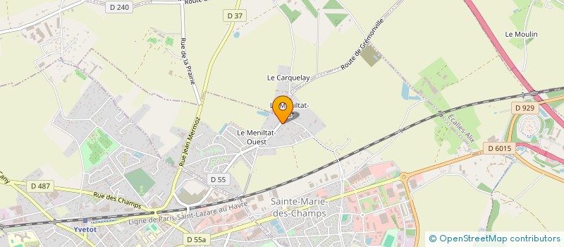 localisation de l'entreprise CANU-LECOURT  SAINTE-MARIE-DES-CHAMPS