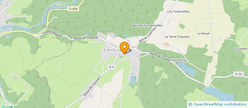 localisation de l'entreprise CANUCKS  TREMONZEY