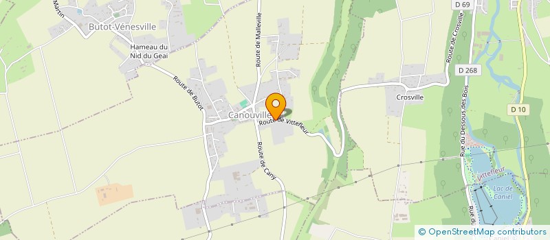 localisation de l'entreprise CANY IMMO  CANY-BARVILLE