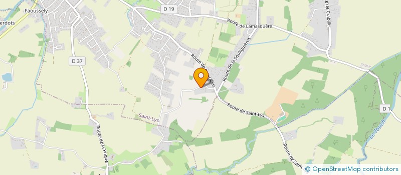 localisation de l'entreprise CANYELLES  SAINT-LYS