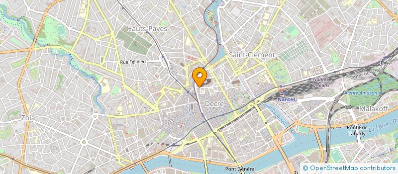 localisation de l'entreprise CANYON CAFE-FLEURS  NANTES