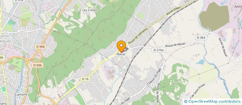 localisation de l'entreprise CANZANO  SAINT-PRIVAT-DES-VIEUX