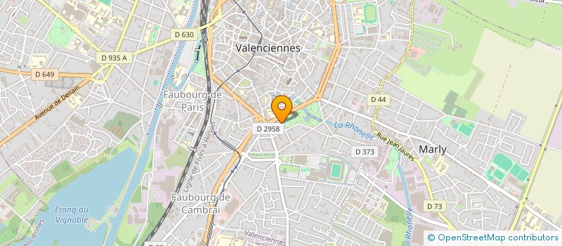 localisation de l'entreprise CAO 59 SUD  VALENCIENNES