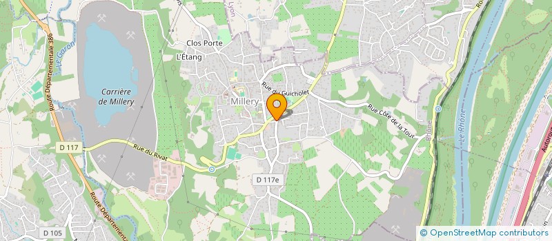 localisation de l'entreprise CAO 69 à MILLERY