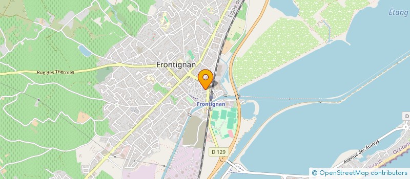 localisation de l'entreprise CAO à FRONTIGNAN