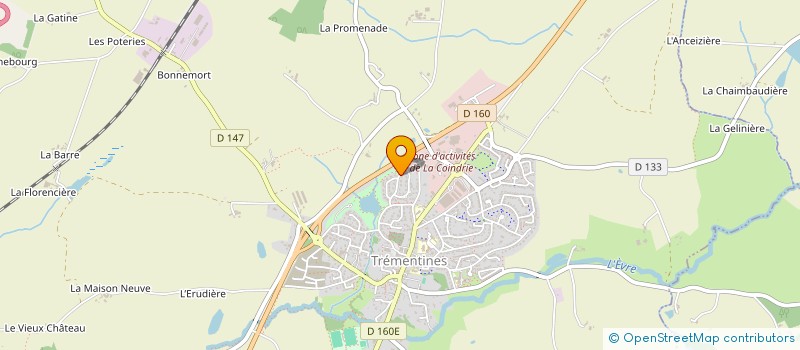 localisation de l'entreprise CAO FORMACONSULT à TREMENTINES