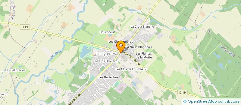 localisation de l'entreprise CAO LE à LAILLY-EN-VAL