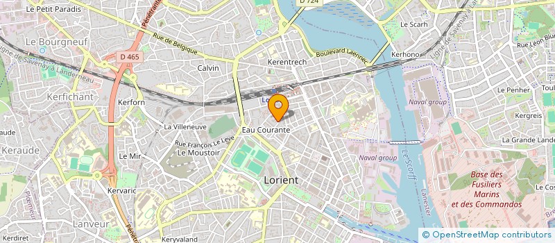 localisation de l'entreprise CAO VU  LORIENT