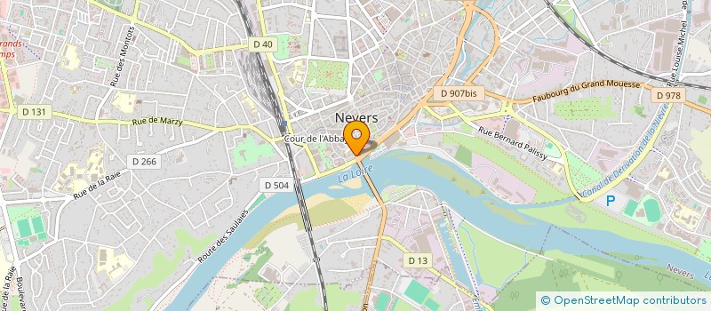 localisation de l'entreprise CAO - XUE à NEVERS