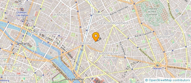 localisation de l'entreprise CAOLIN  PARIS