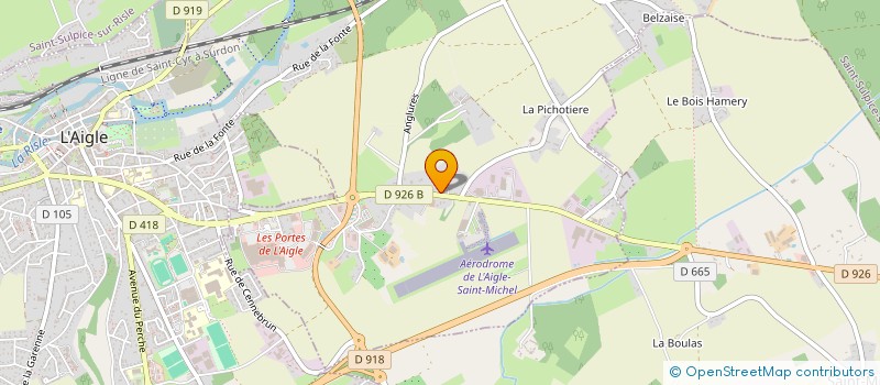 localisation de l'entreprise CAOUANNE  SAINT-SULPICE-SUR-RISLE