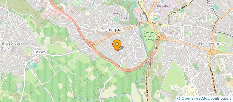 localisation de l'entreprise CAOUANNE APNEE  JUVIGNAC