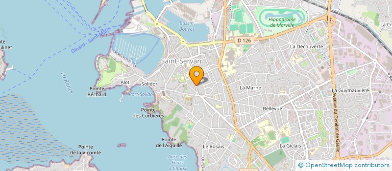 localisation de l'entreprise CAOUS LUCIE à SAINT-MALO