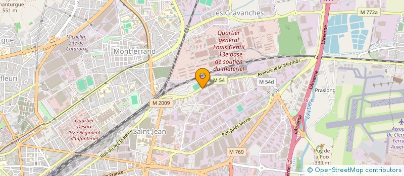 localisation de l'entreprise CAOUTCHOUC TECHNIQUE DEVELOPPEMENT  CLERMONT-FERRAND