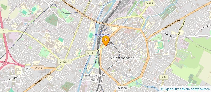 localisation de l'entreprise CAP 02 à VALENCIENNES