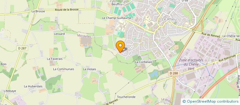 localisation de l'entreprise CAP 10-14 à LE RHEU