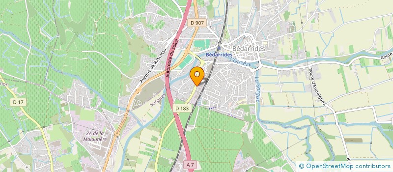 localisation de l'entreprise CAP 10  ORANGE