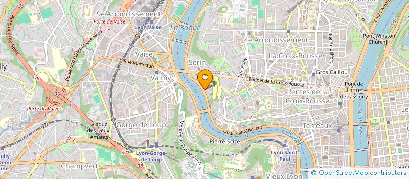 localisation de l'entreprise CAP 101 à LYON