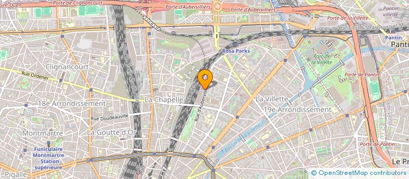 localisation de l'entreprise CAP 105  PARIS