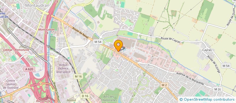 localisation de l'entreprise CAP 110 à SAINT-ORENS-DE-GAMEVILLE
