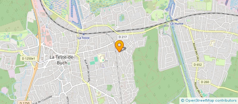 localisation de l'entreprise CAP 114 à LA TESTE-DE-BUCH
