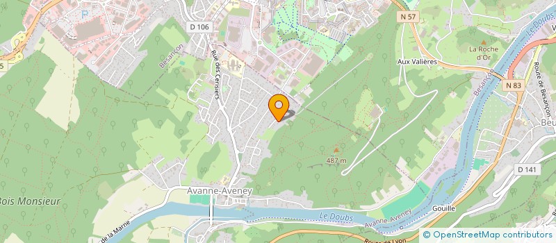 localisation de l'entreprise CAP 120 EXPERIENCE  AVANNE-AVENEY