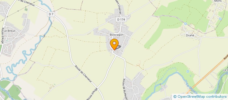 localisation de l'entreprise CAP 179.  LA CRECHE