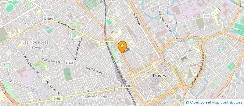 localisation de l'entreprise CAP 18 à TROYES