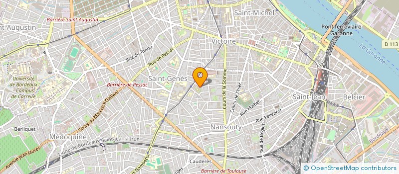 localisation de l'entreprise CAP 19 CONSEIL  BORDEAUX