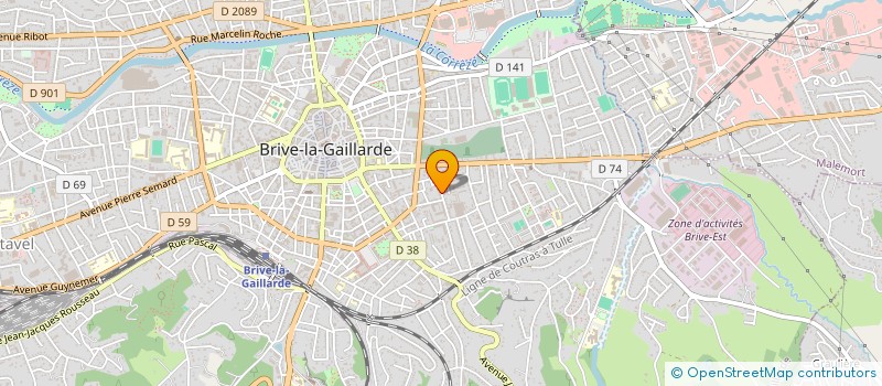 localisation de l'entreprise CAP 2  BRIVE-LA-GAILLARDE