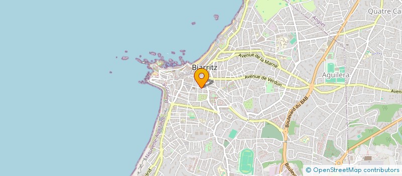 localisation de l'entreprise CAP 2 COM à BIARRITZ