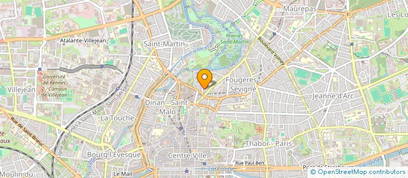 localisation de l'entreprise CAP 2 S  RENNES