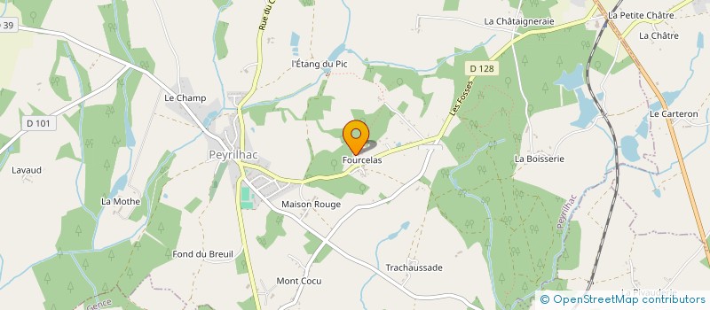 localisation de l'entreprise CAP 2000 à PEYRILHAC