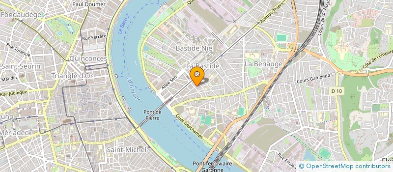 localisation de l'entreprise CAP 2000  BORDEAUX