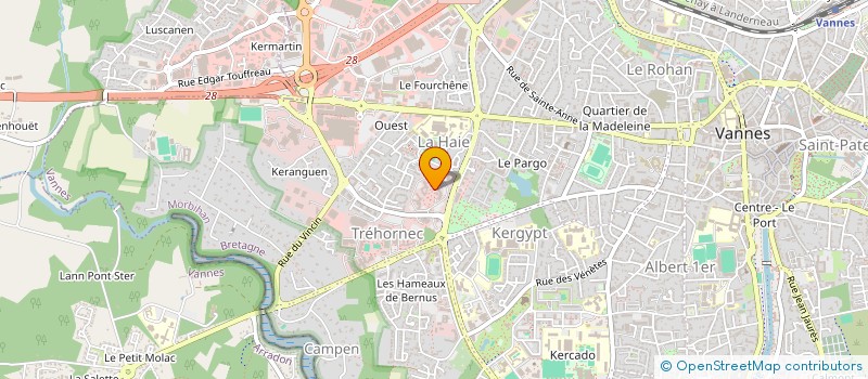 localisation de l'entreprise CAP 2000 à VANNES