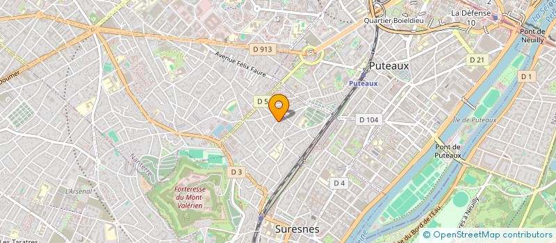 localisation de l'entreprise CAP 2001 à SURESNES