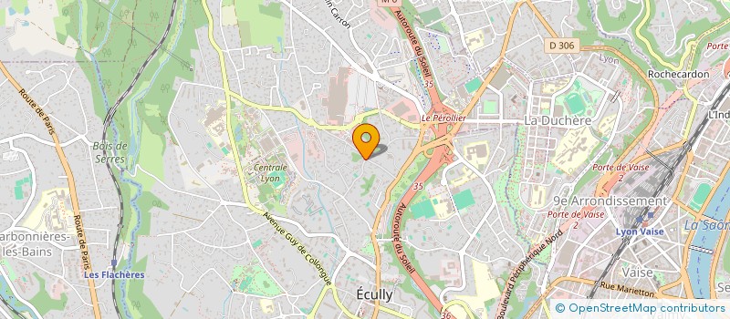 localisation de l'entreprise CAP 2010  ECULLY