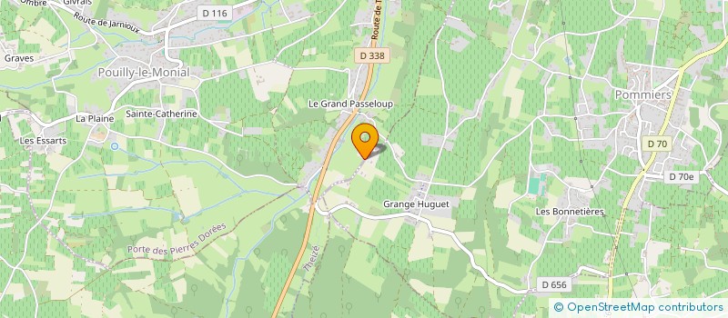 localisation de l'entreprise CAP 2017 à PORTE-DES-PIERRES-DOREES