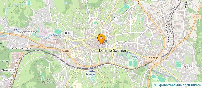 localisation de l'entreprise CAP 2020 à LONS-LE-SAUNIER