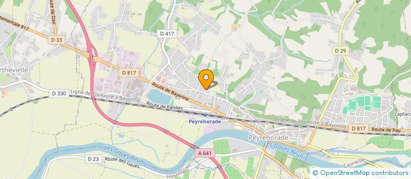 localisation de l'entreprise CAP 2040  PEYREHORADE