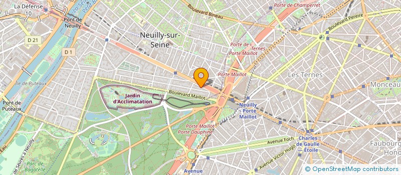localisation de l'entreprise CAP 21 CONSEIL EN RESSOURCES HUMAINES à NEUILLY-SUR-SEINE