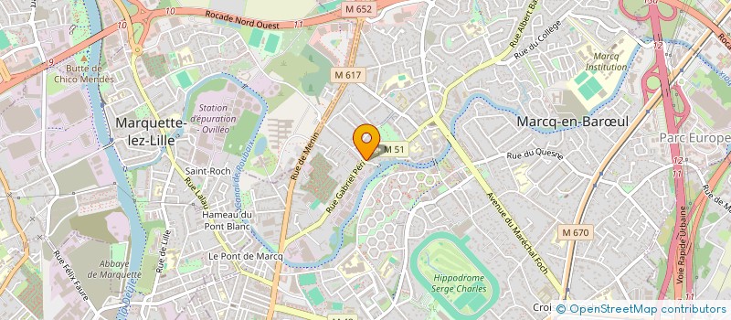 localisation de l'entreprise CAP 21 SARL à MARCQ-EN-BARŒUL