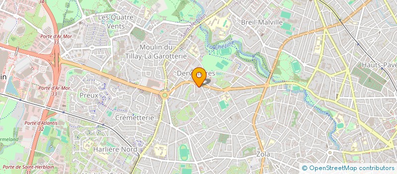 localisation de l'entreprise CAP 23 à NANTES