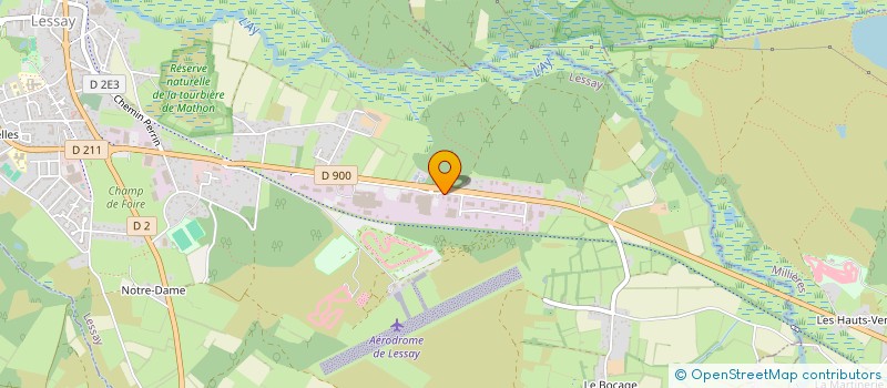 localisation de l'entreprise CAP 25 OUEST à LESSAY