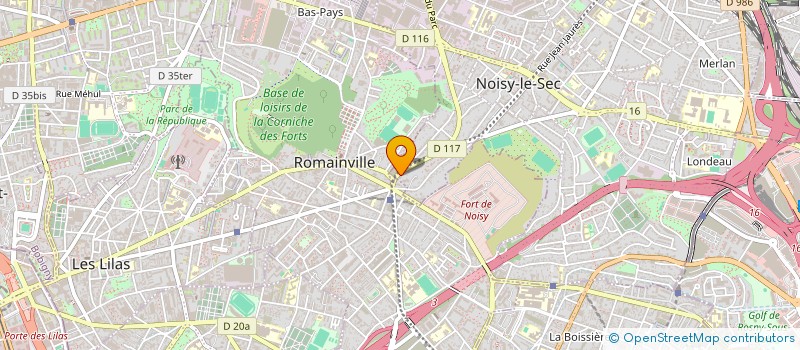 localisation de l'entreprise CAP 26 à NOISY-LE-SEC