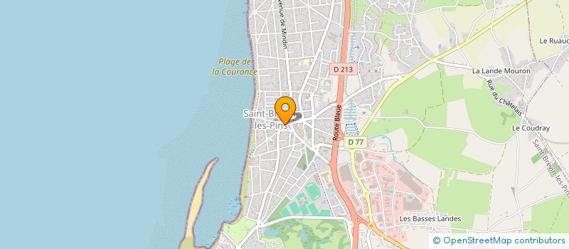 localisation de l'entreprise CAP 29 à SAINT-BREVIN-LES-PINS